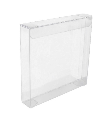 Manga plástica transparente