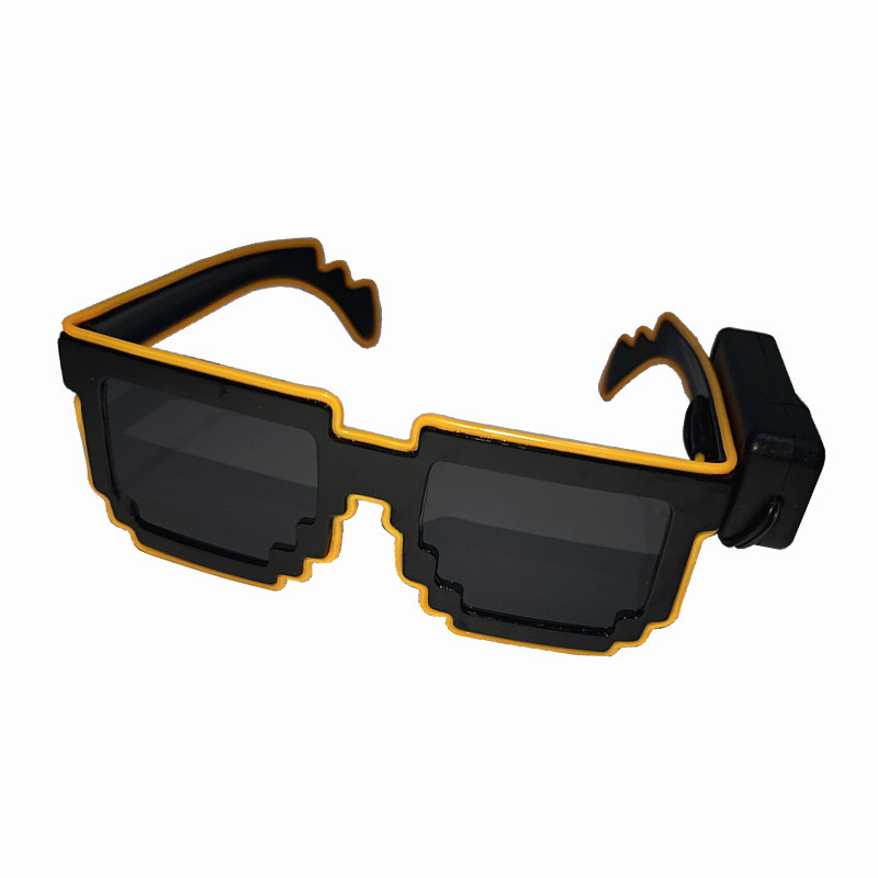 Plástico led gafas