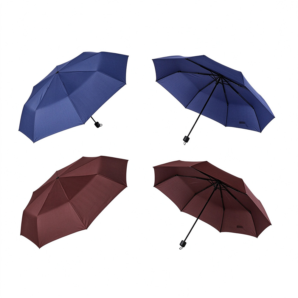 62 In Arc Navy Blue Umbrella With A Curved