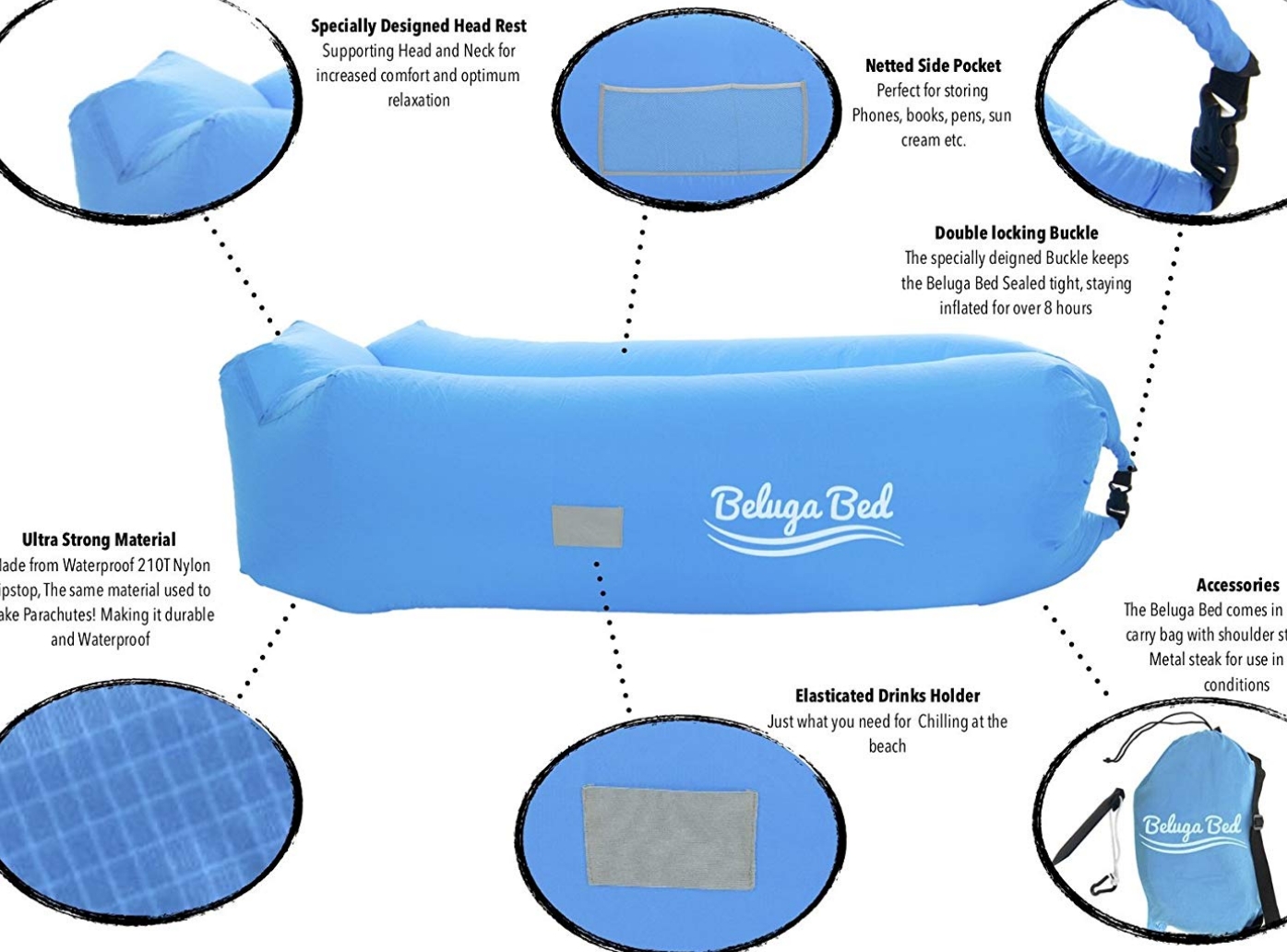 Hamaca de aire inflable personalizado