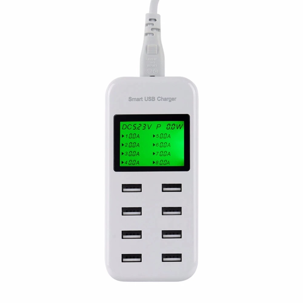 Cargador de pared usb de 8 puertos