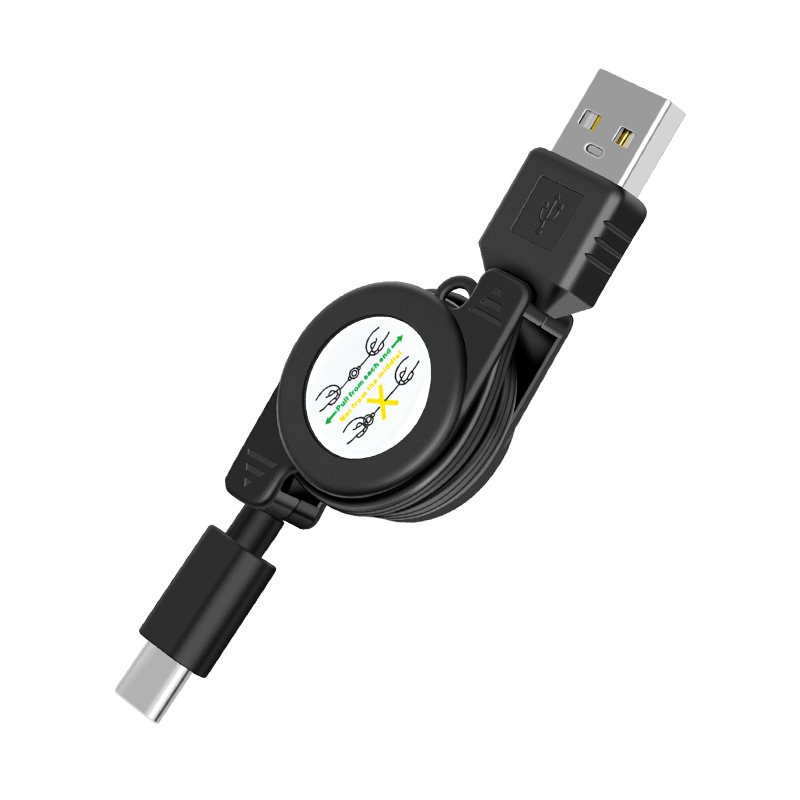 Type de cordon de charge rétractable c