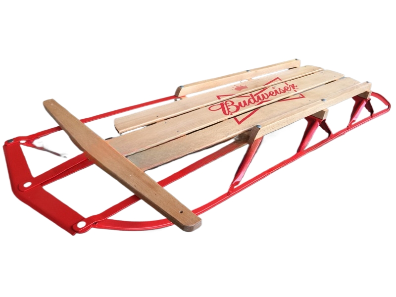 Luge en bois taille adulte