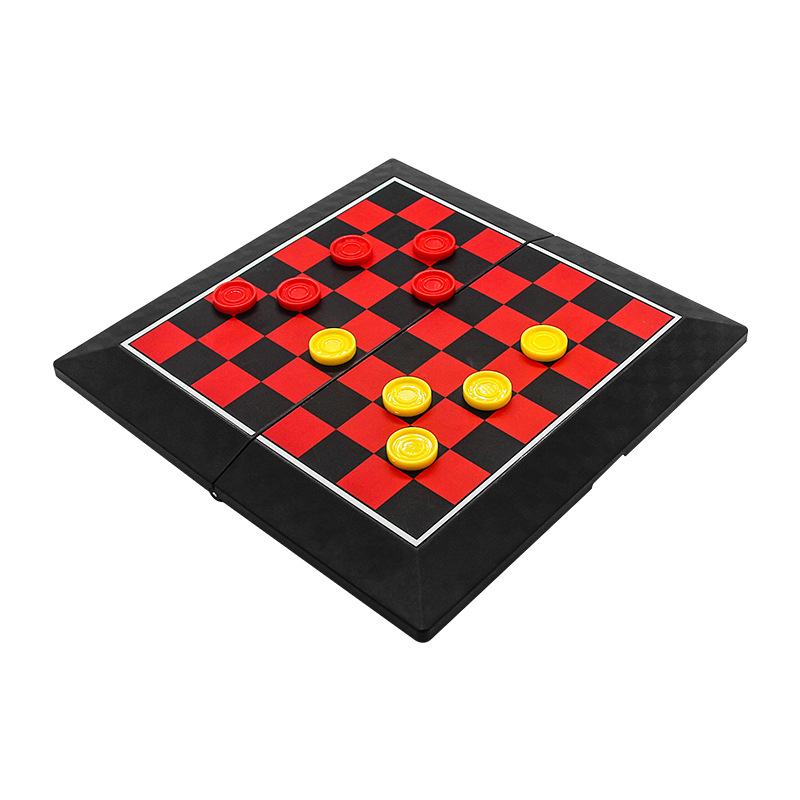 Planche à carreaux pliante avec 24 pièces d'échecs view 2
