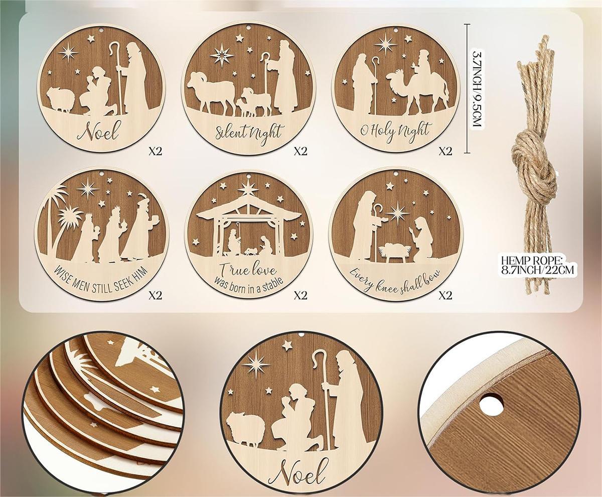 Kit d'ornements de nativité de noël
