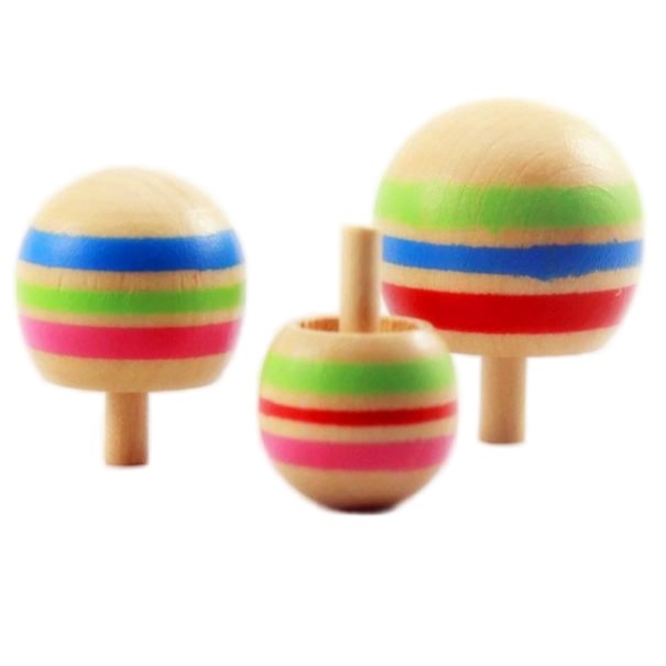 Gyroscope inversé en bois(3-pack)