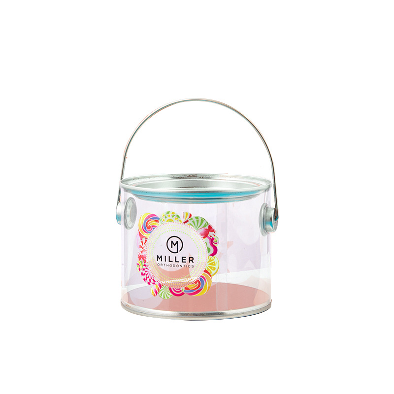 Boîtes de peinture en plastique transparent