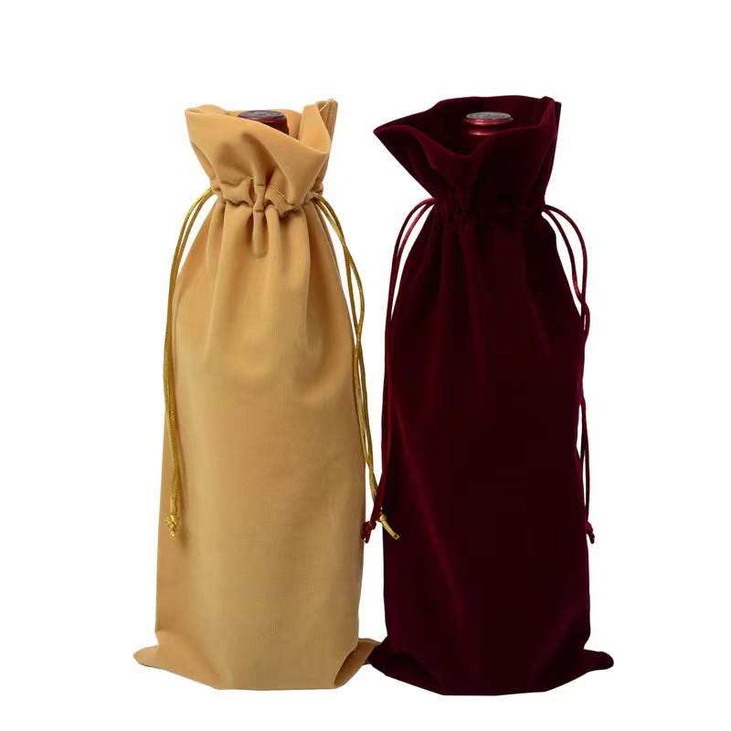 Emballage de vin velours