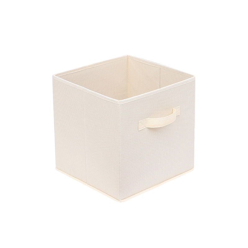 Cubos de almacenamiento de tela plegable organizado