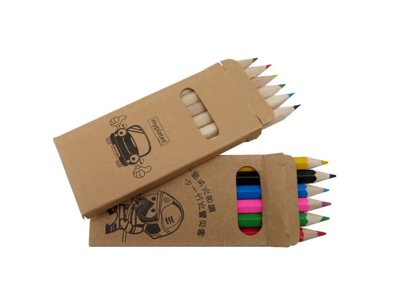 3,5 pulgadas de seis colores lápiz de color