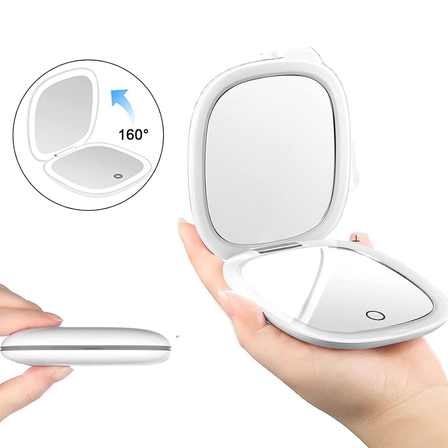 Loupe miroir double face dimmable