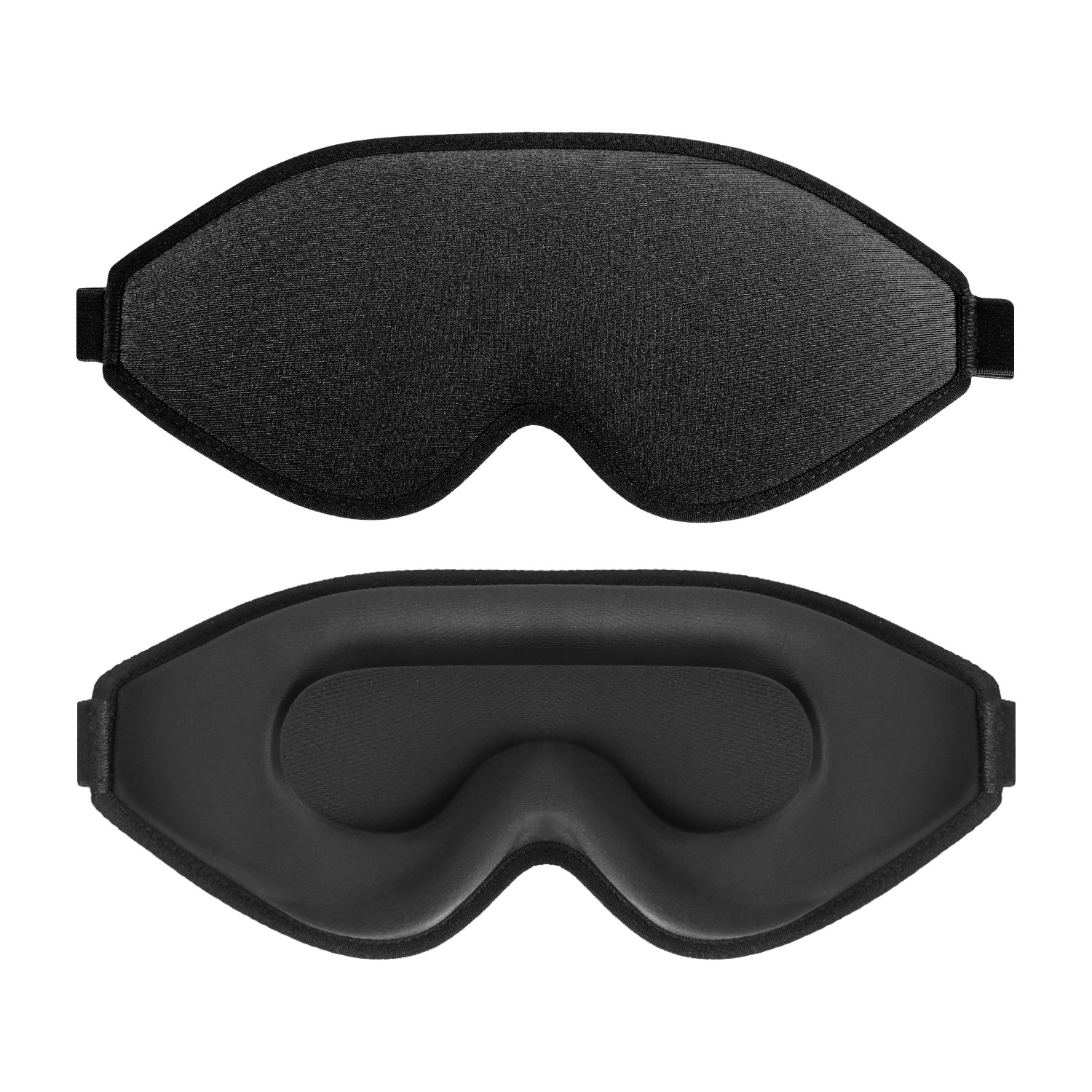 Total masque de nuit noir 3d
