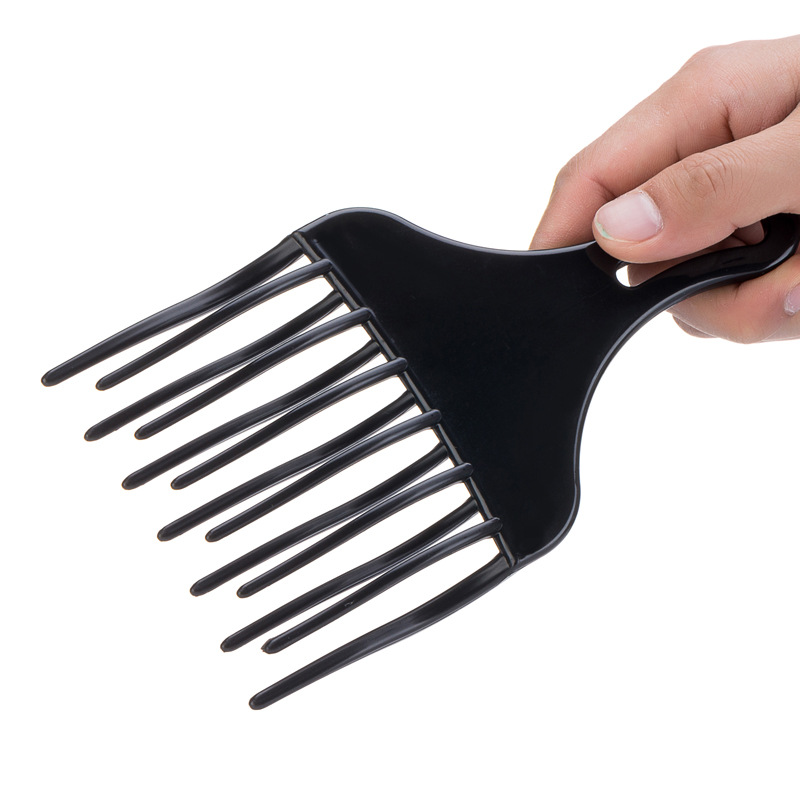Afro peignes de cueillir les cheveux en plastique