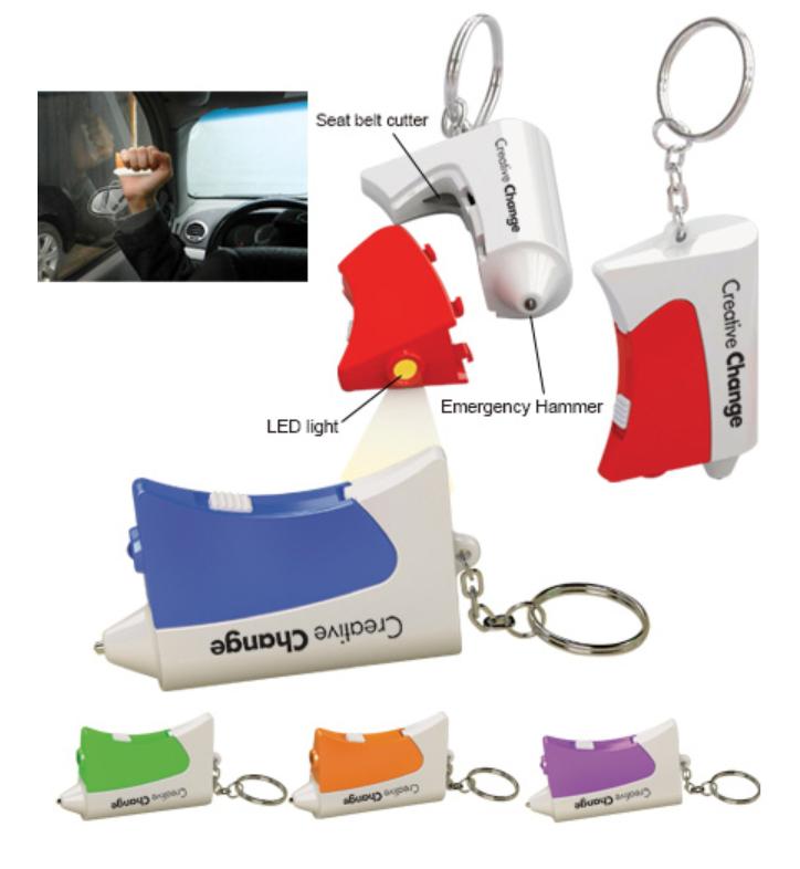 Mini emergencia de la cadena de llave de autos