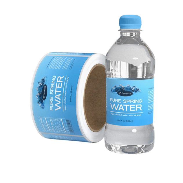 Etiqueta de botella de agua personalizada