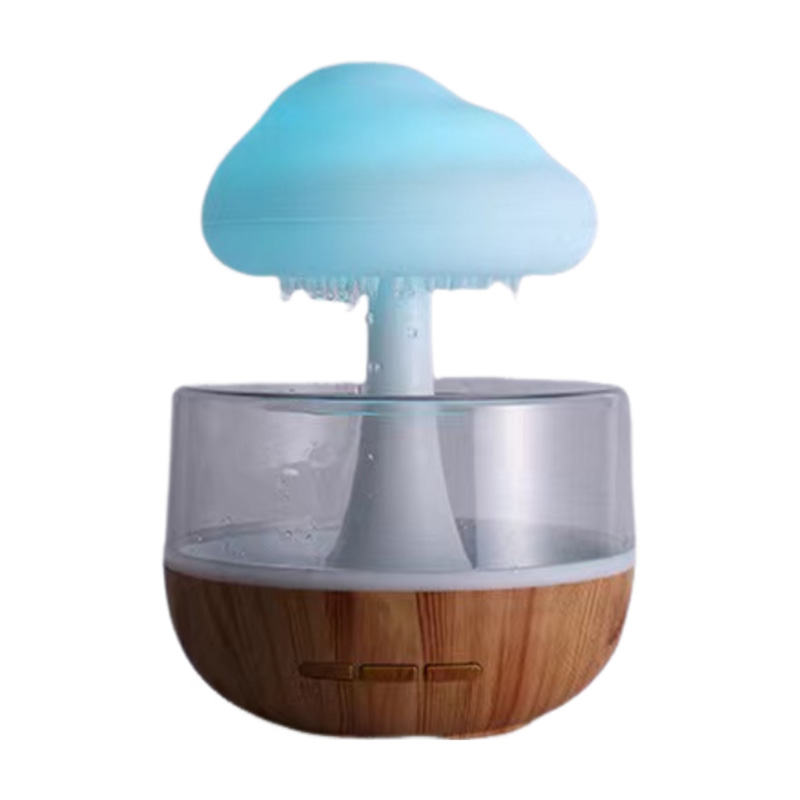 Nube de lluvia humidificadora luz nocturna