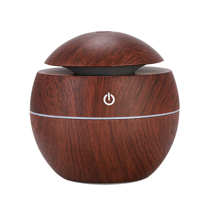 Humidificateur de champignon rond à grain de bois