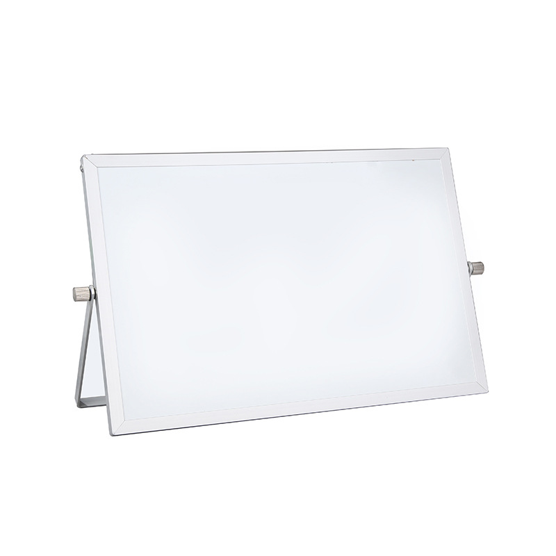 Tableau blanc double face pliable de 10 pouces avec marqueur de tableau blanc