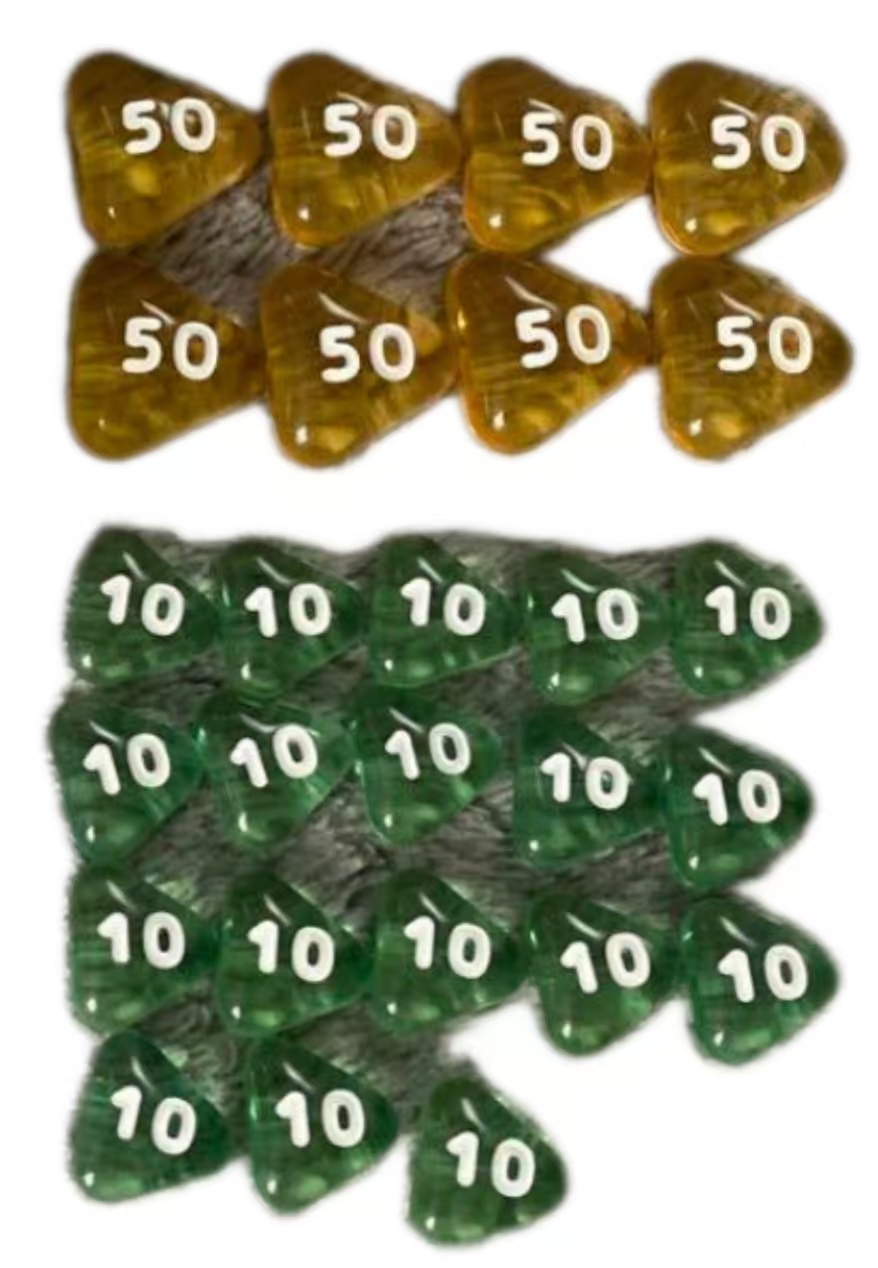 Juego de dados triangulares