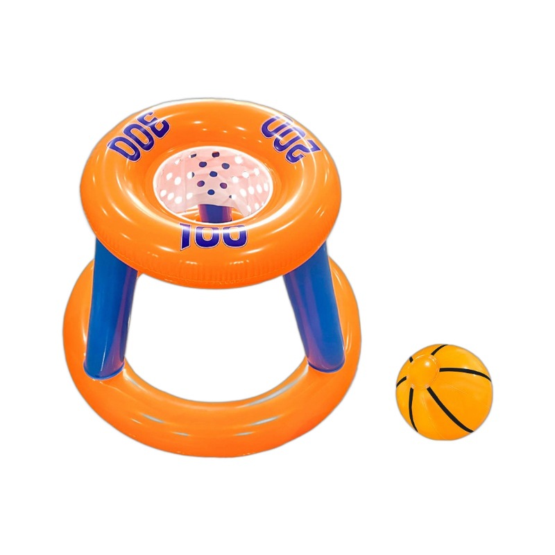 Aro flotante inflable de baloncesto