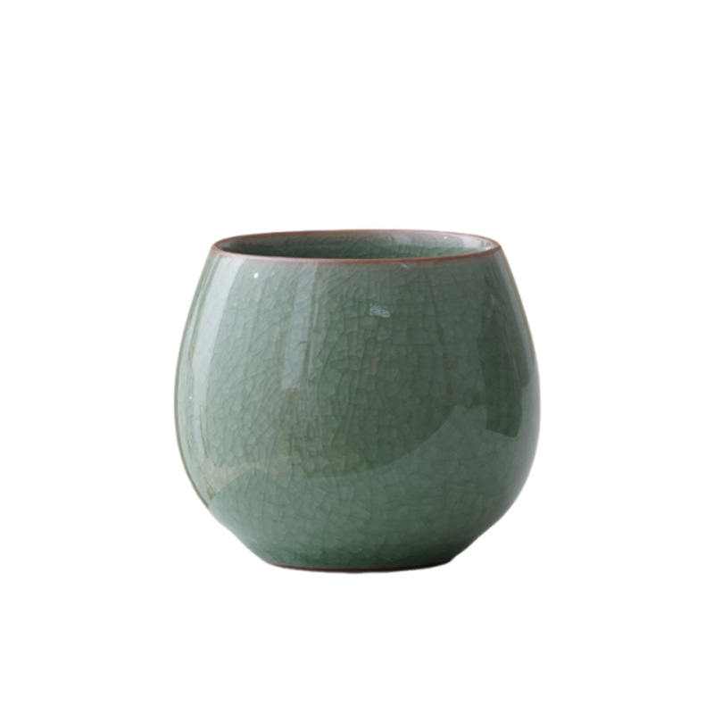 Ice Crackle Glaze Tea Cup
