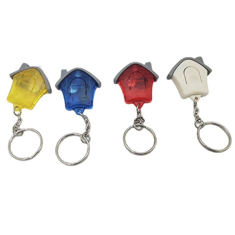 Mini House Flashlight Keychain