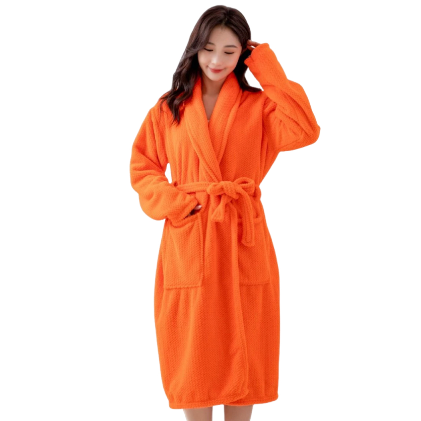 Longue robe longue water-absorbent pour maison, hôtel & spa