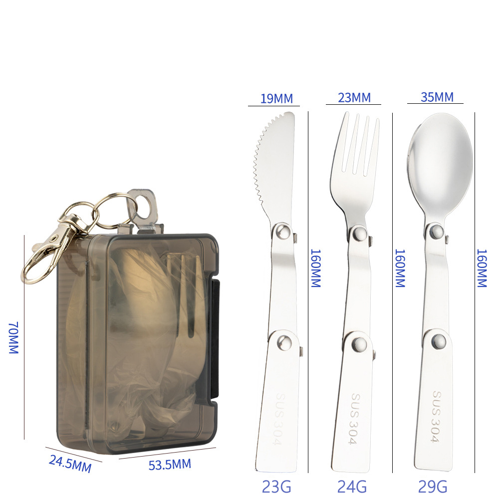Ensemble de couverts pliables