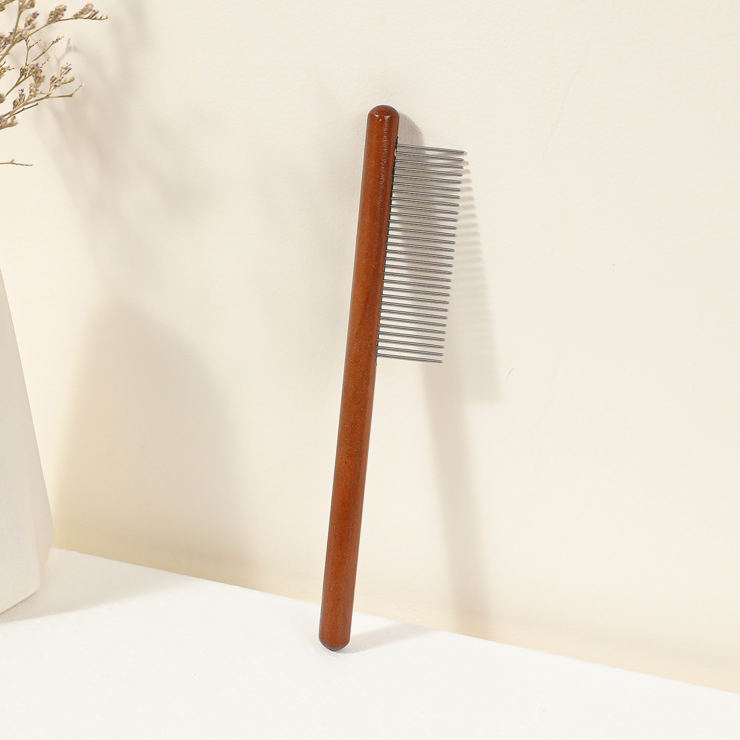 Peigne animal avec bois