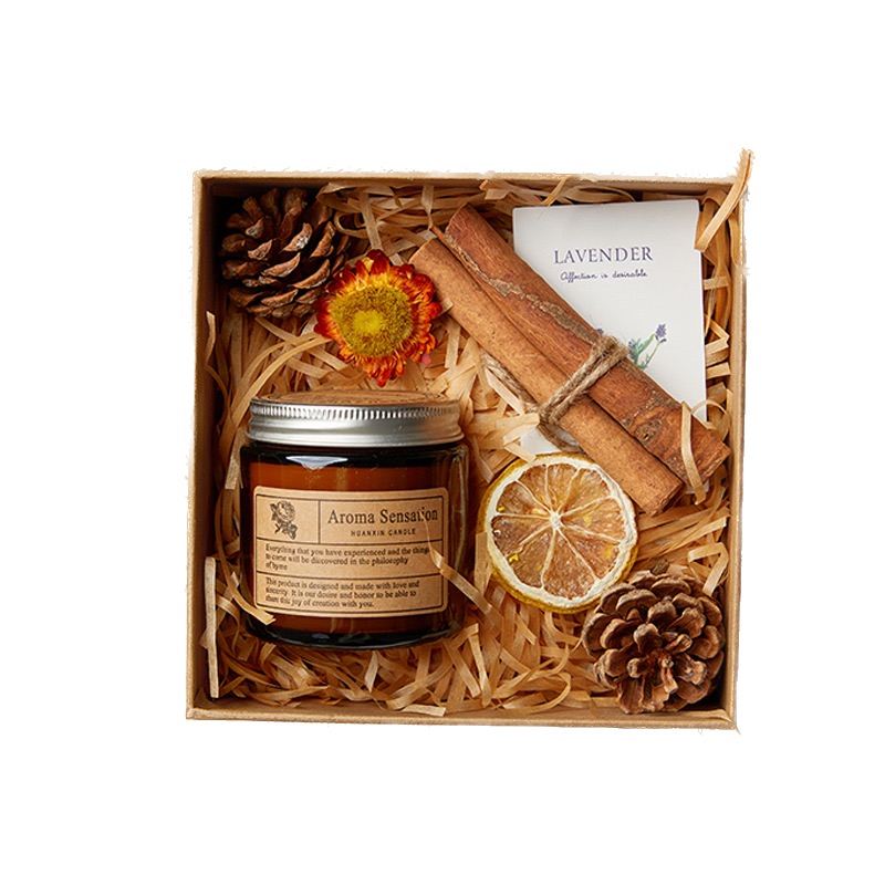 Caja regalo de vela aromaterapia
