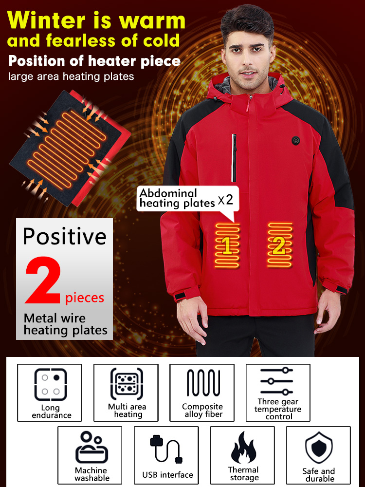Blouson softshell chauffée usb view 10