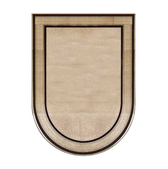 Tapis antidérapant en velours cristal