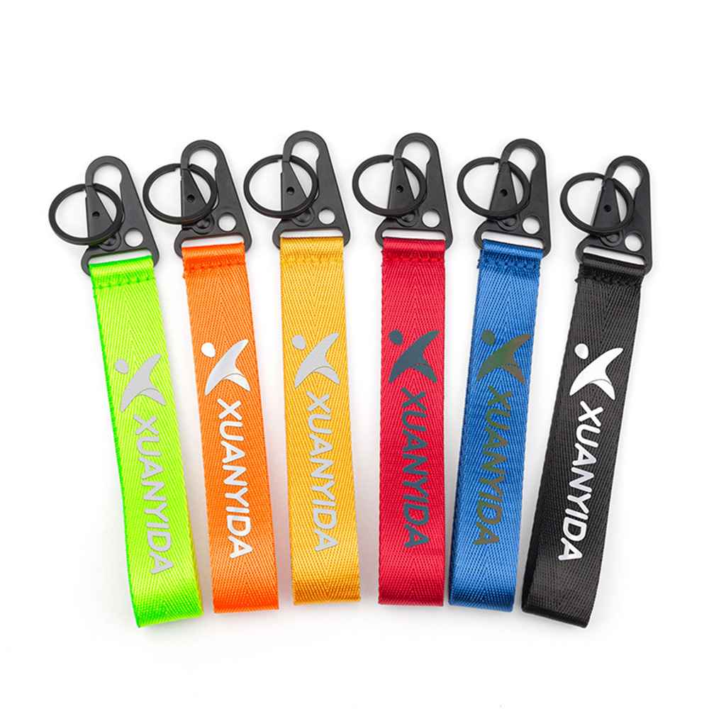 Llave de nylon personalizado con clip de mosquetón view 2