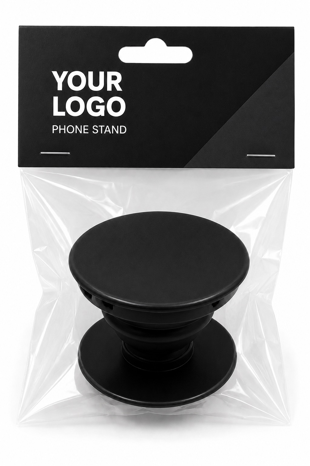Support téléphonique avec code barre individuel