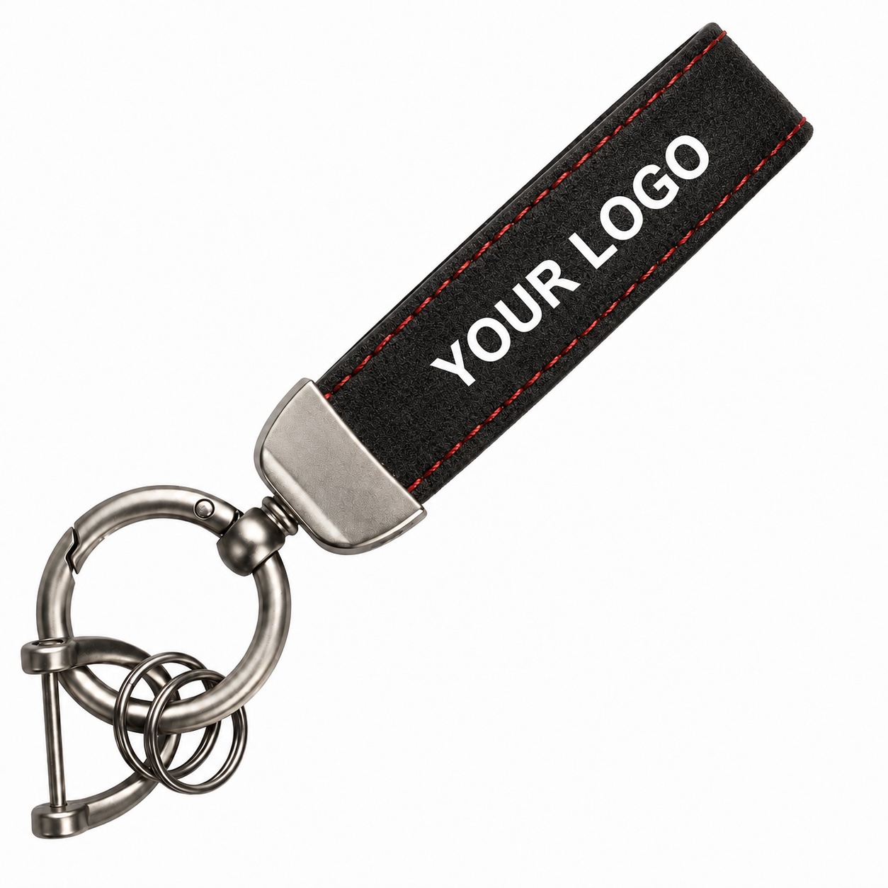 Porte-clés en daim personnalisé