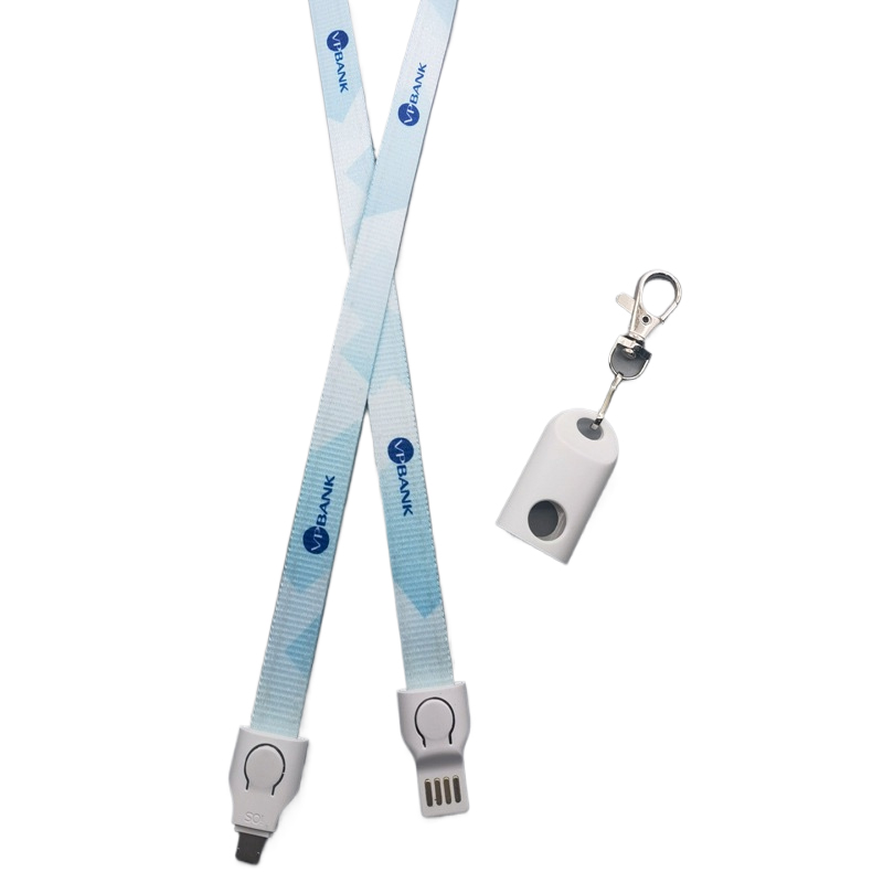 Multifonctionnel type-c 2-en-1 porte-clés téléphone cou lanière