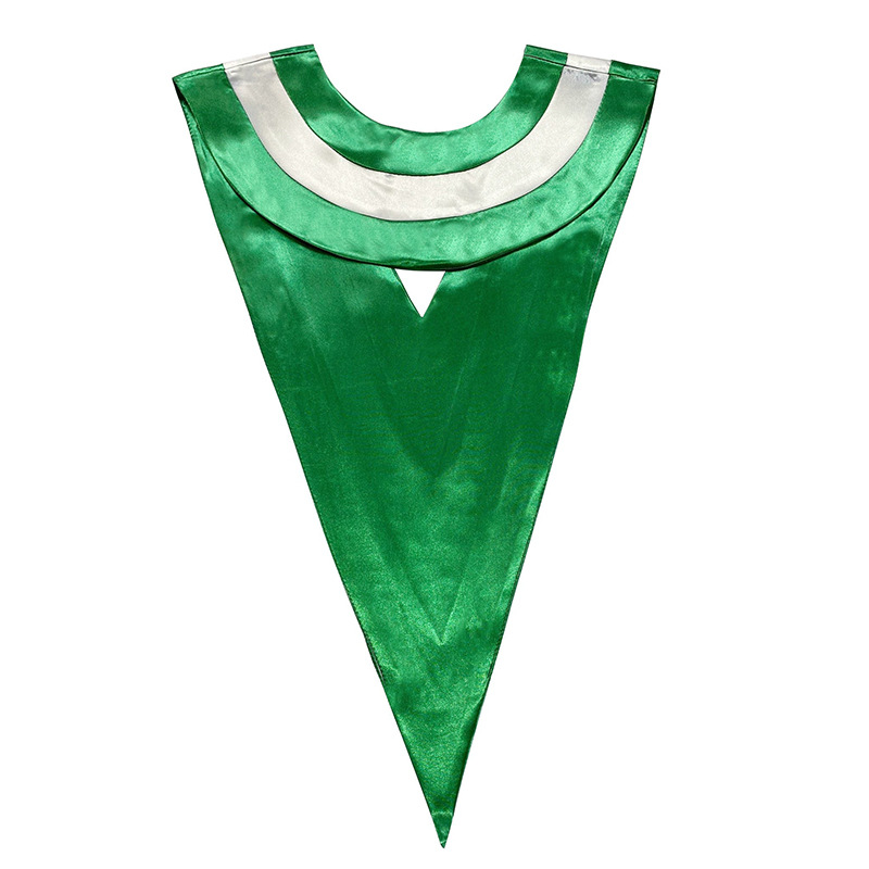 L'honneur de remise de diplôme tricolore en forme de v volé