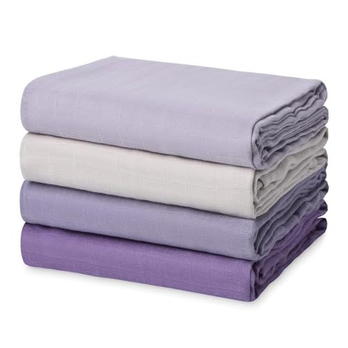 Couverture en coton de bambou en mousseline