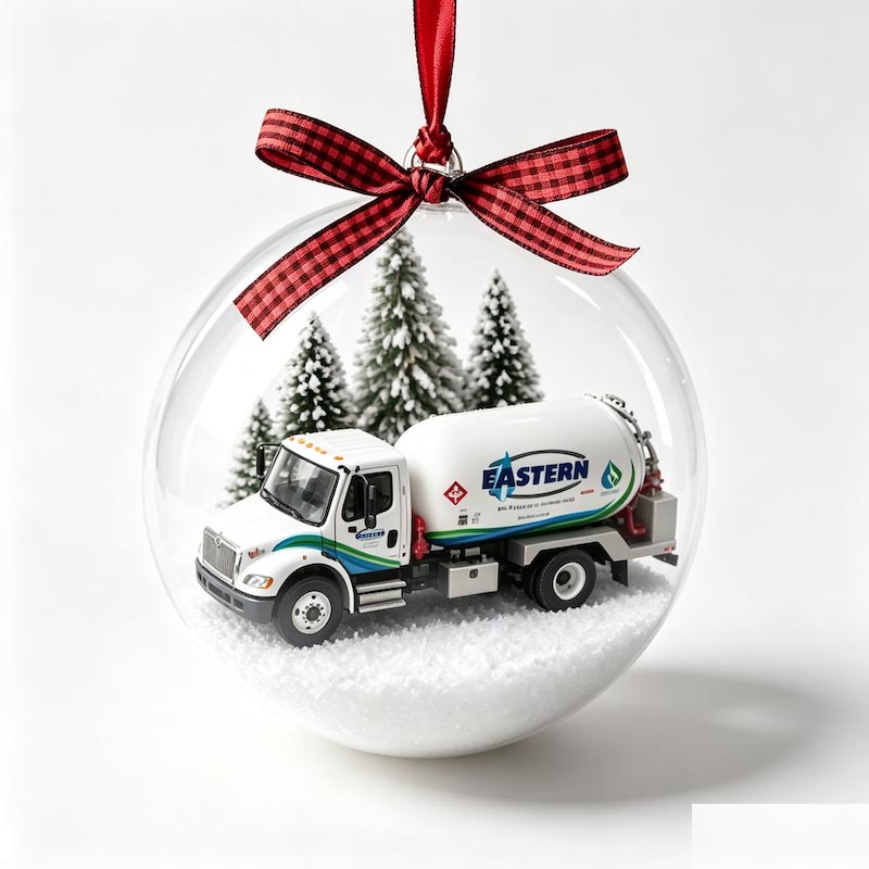 Resina navidad colgante globo de nieve ornamento view 2