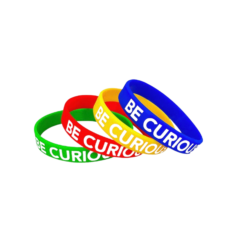 8 X 1/2 Silicone Wristband With Debossed Logo view 2