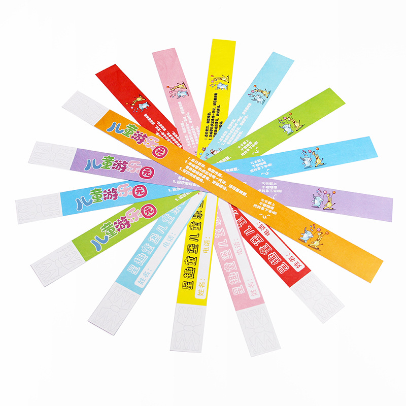 Brazalete de papel de 254x19mm