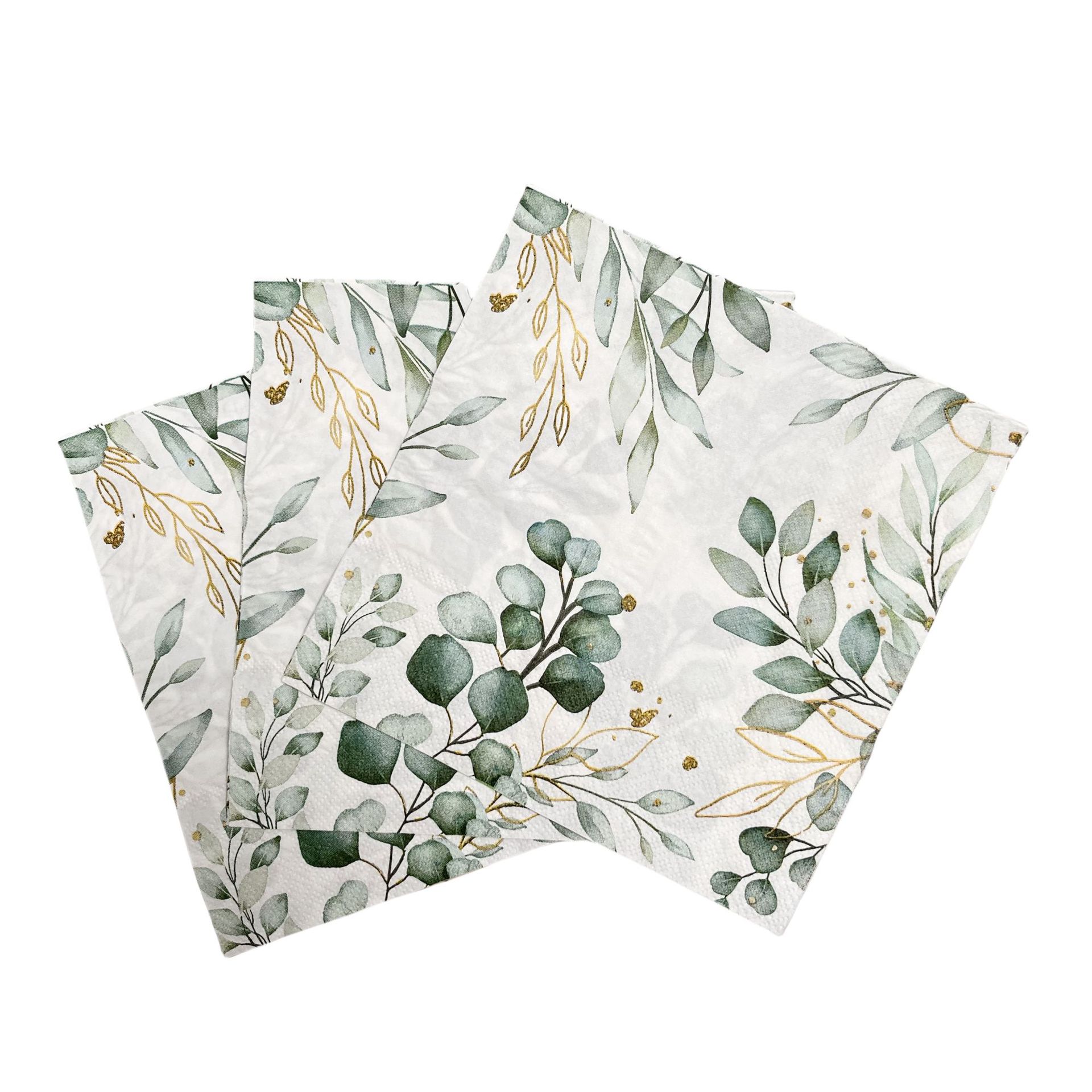 Napkin de cóctel de tres capas