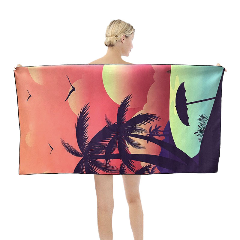 Toalla de playa de poliéster personalizado