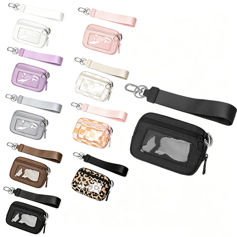 Wrist Strap Clear Zipper Pouch