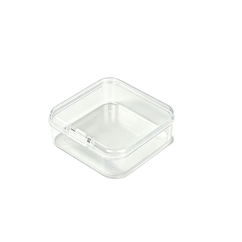 Cuadrado claro pp caja de almacenamiento