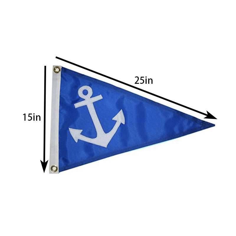 Drapeau de burgee en polyester personnalisé