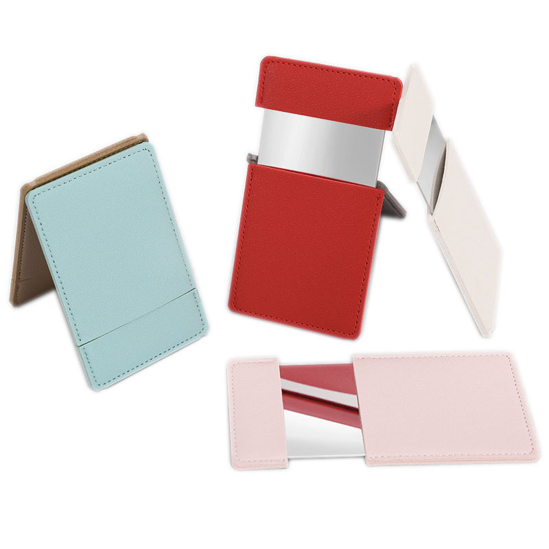 Miroir de maquillage pu rectangulaire