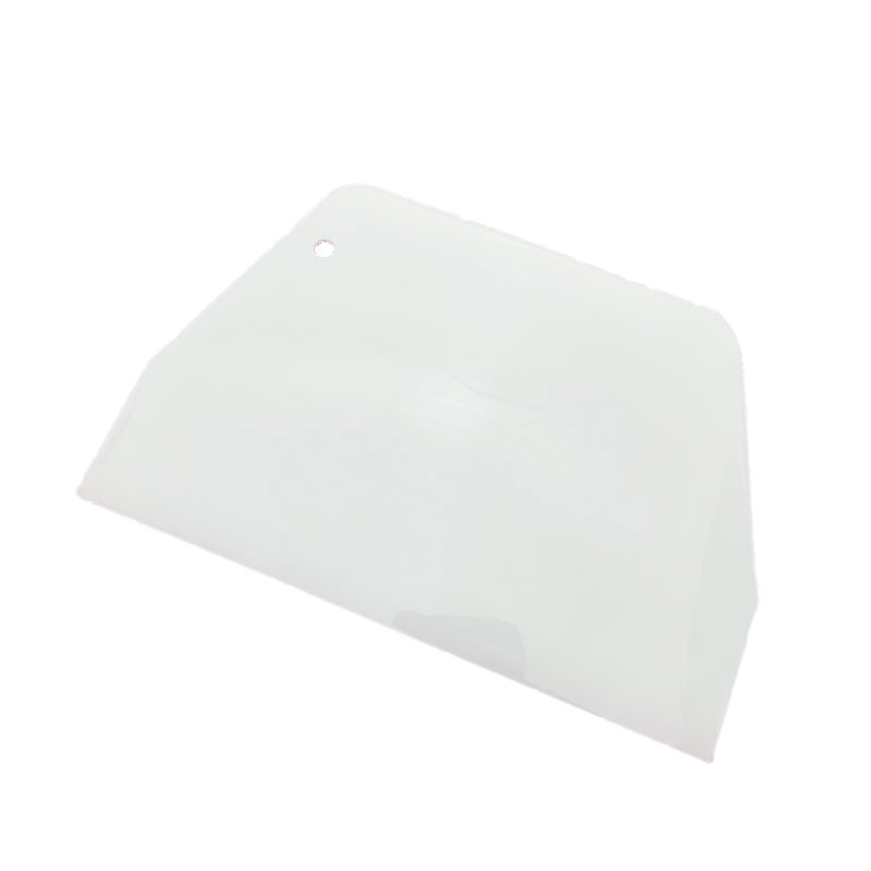 Trapezoid plastic putty scraper