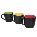 Taza de café de cerámica de dos tonos view 2