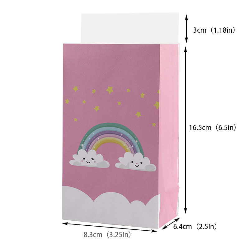 White Kraft Paper Gift Bag